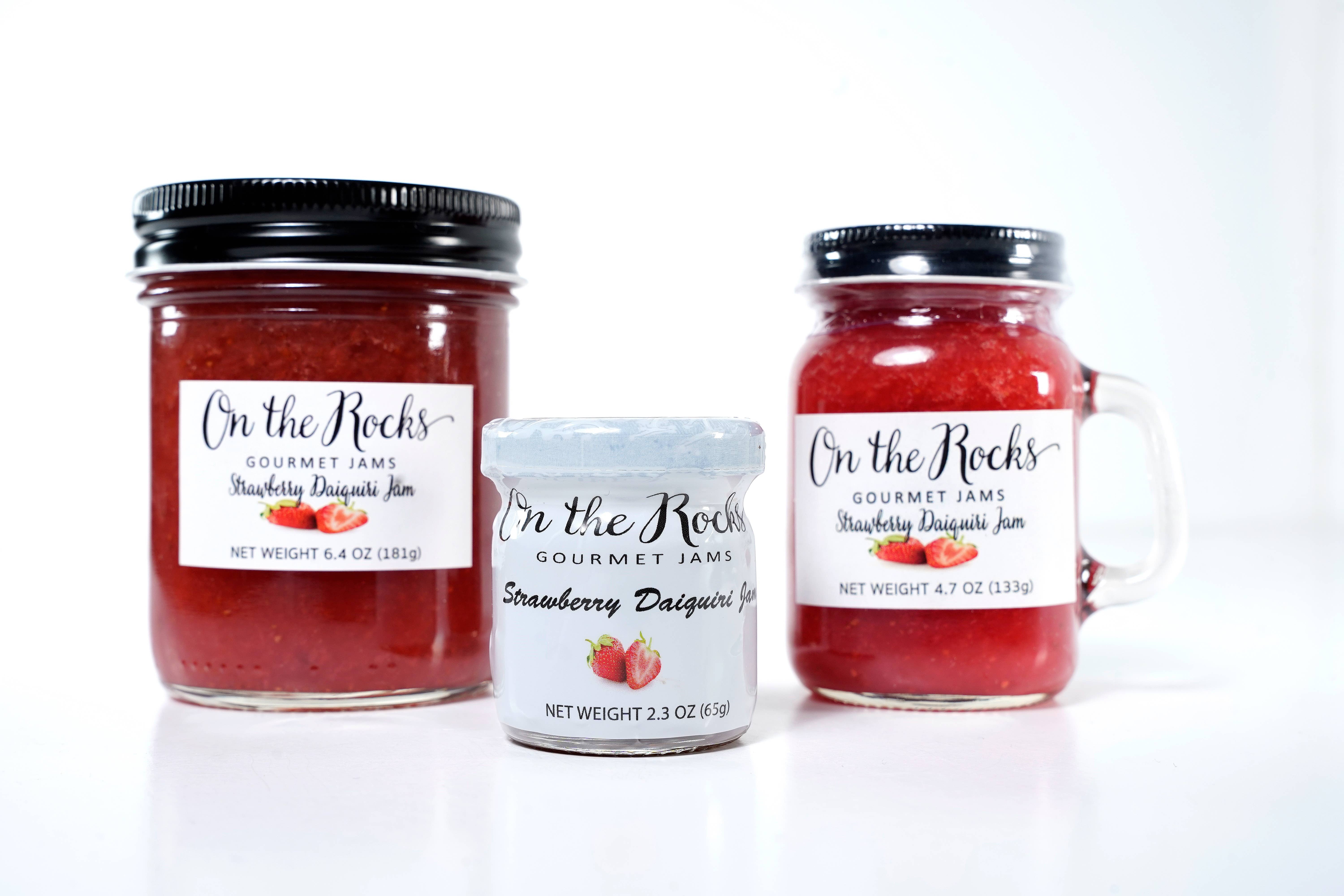 On the Rocks Gourmet Jams - Wholesale Jam/Jelly - Strawberry Daiquiri Jam1