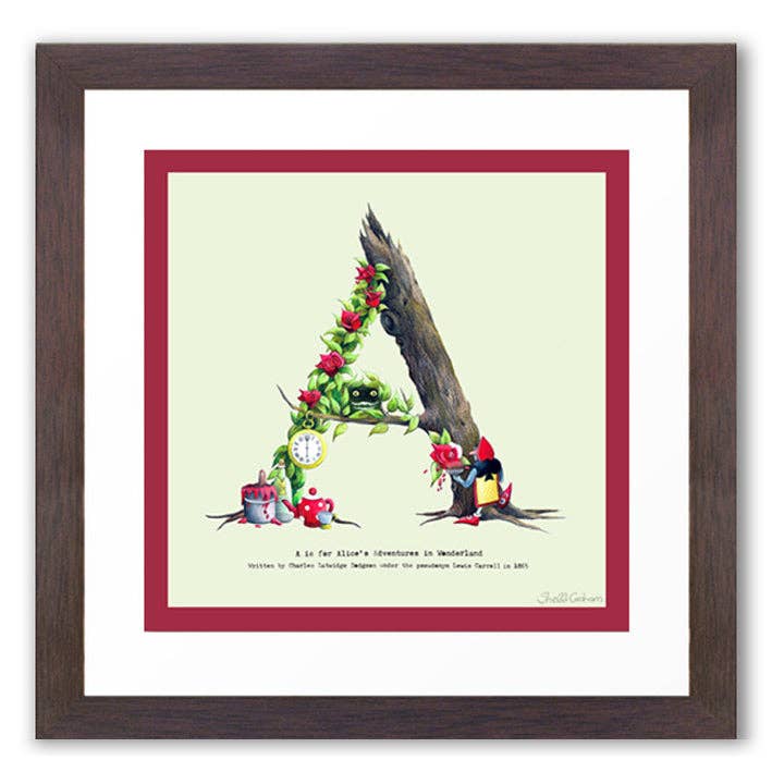 Fairy Tale Alphabet Prints - Unframed for wholesale by Yeti Cards & Gifts