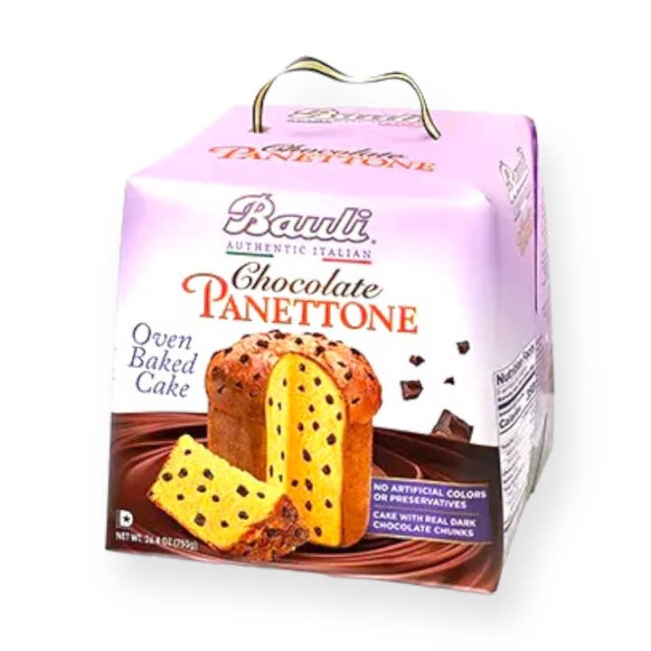 Made in eatalia - Wholesale Biscuit - Bauli Panettone With Chocolate Chips 750g0