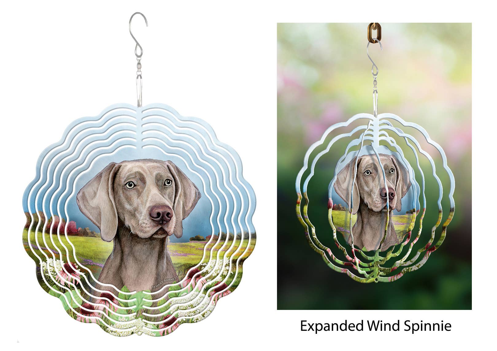 Pet Gifts USA, LLC - Wholesale Wind Spinner - Weimaraner (Silver Grey) - Wind Spinner0