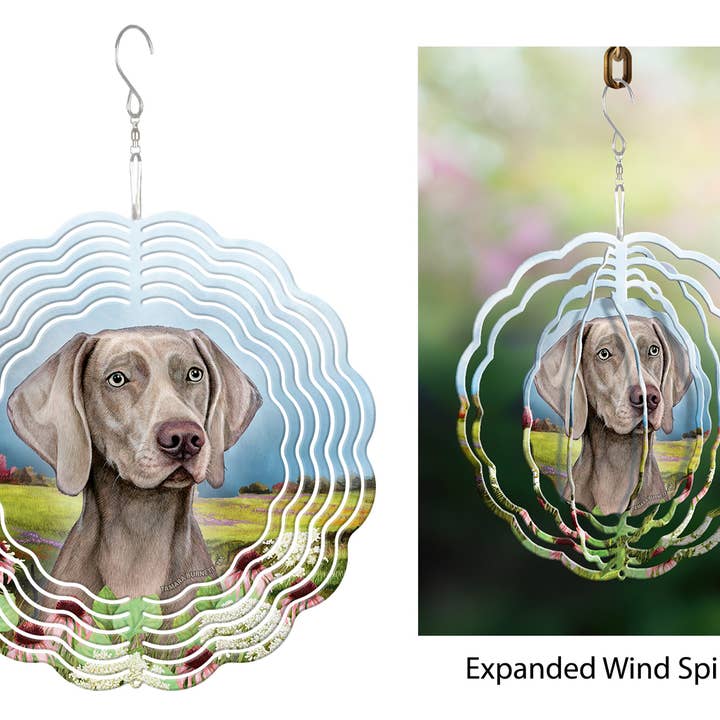 Pet Gifts USA, LLC - Wholesale Wind Spinner - Weimaraner (Silver Grey) - Wind Spinner