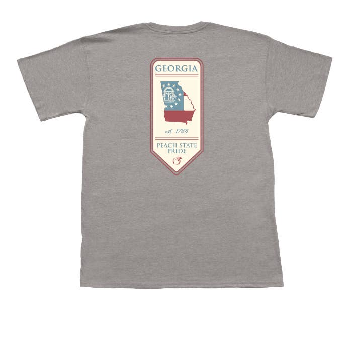 YOUTH - Elberta Short Sleeve Pocket Tee for wholesale by Peach State Pride