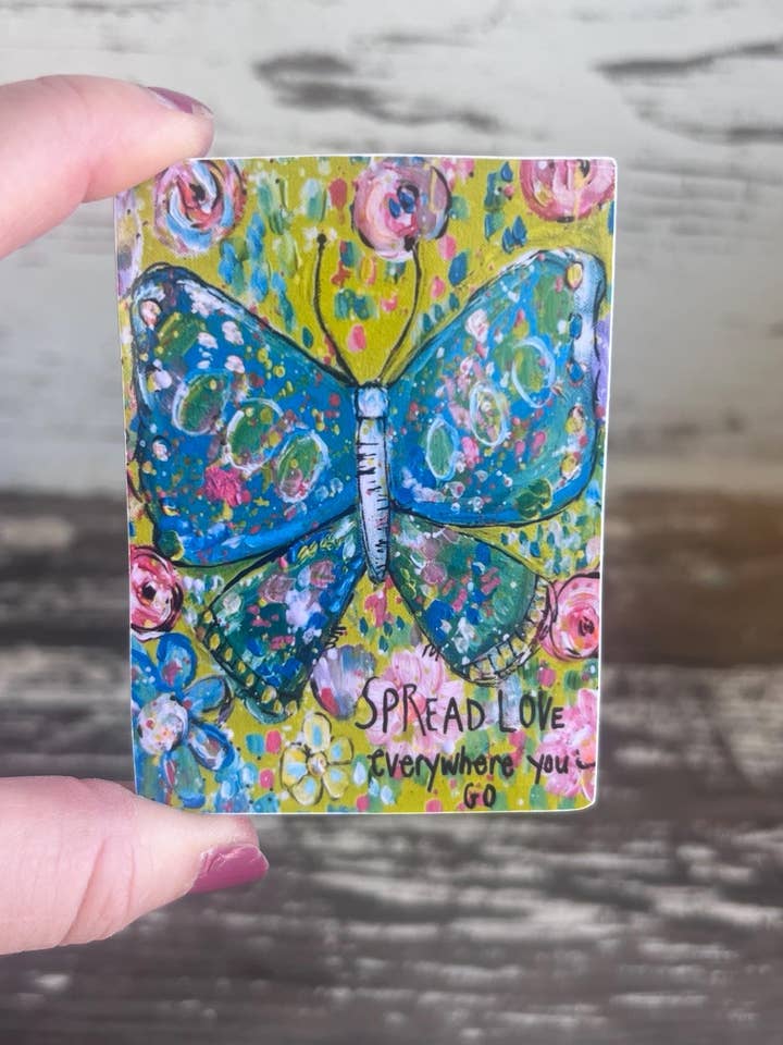 Sprid kärlek Fjärilsmagnet för wholesale av Sunshine Girl Designs