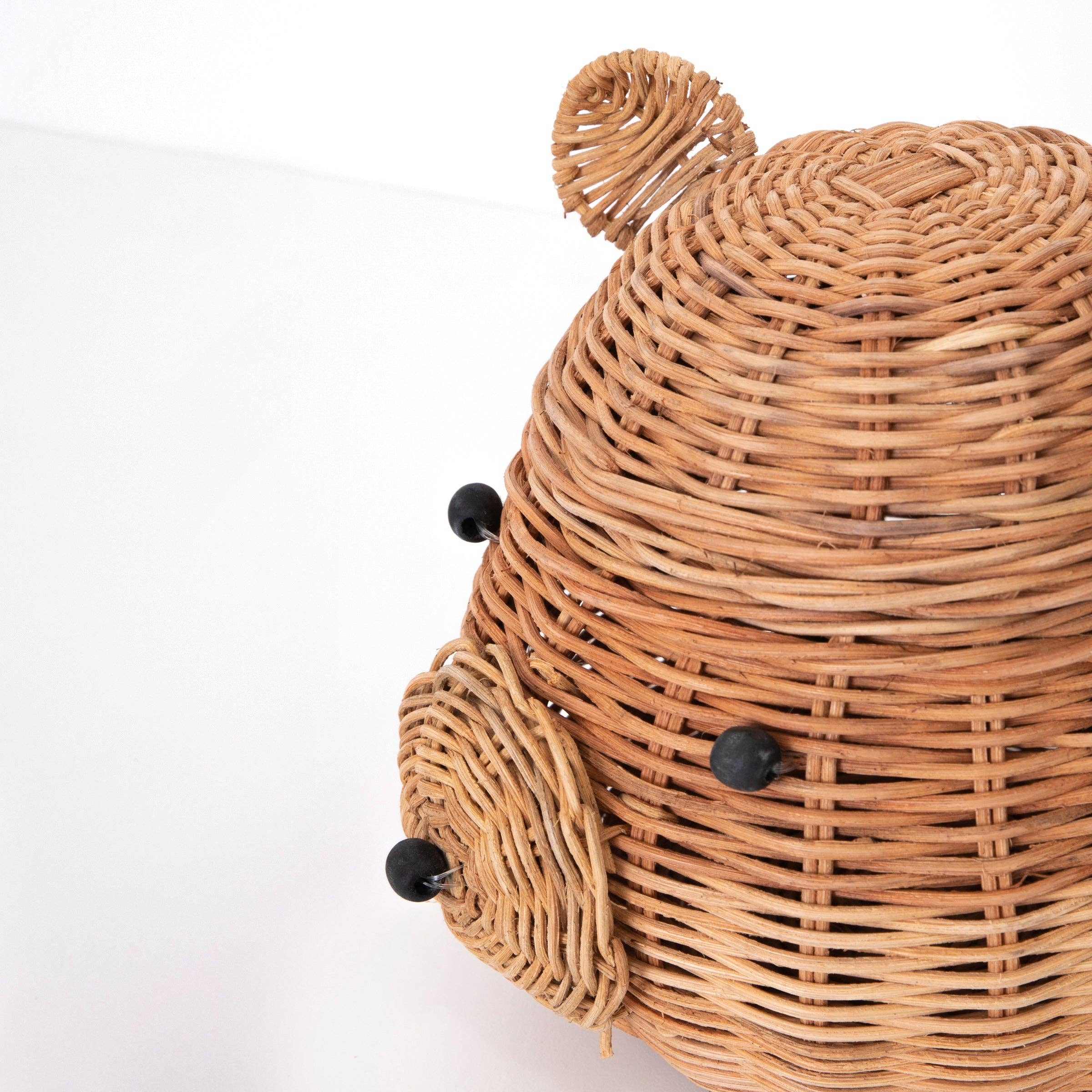 Meri Meri - Wholesale Shoulder Bag - Kids - Bear Rattan Bag2