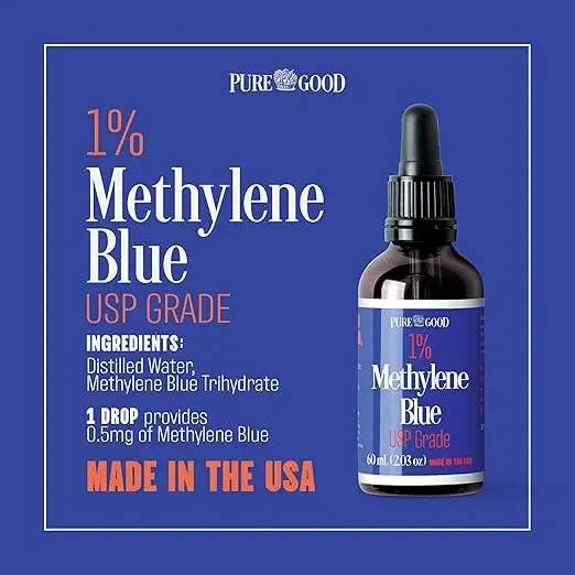 Sparkles Gift & Party Shop - Wholesale Oral Supplement/Vitamin - 100 Bottles of Pharmaceutical-grade Methylene Blue 1%
