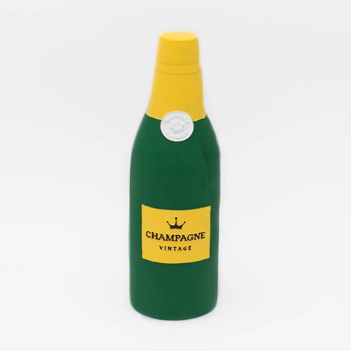 Latex Happy Hour Crusherz - Champagne - Dog Toy for wholesale by ZippyPaws