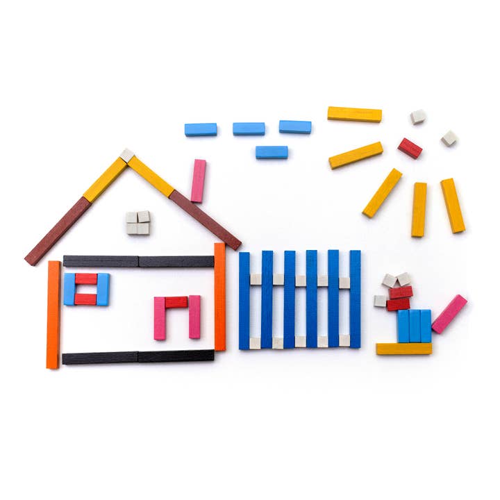 Houten didactisch speelgoed „Kuizener” Stick 250 stuks, Montessori Toy voor wholesale door Komarov Toys