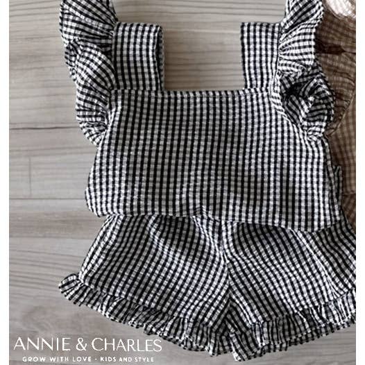 Annie & Charles - Wholesale Top & Short Set - Kids - Annie & Charles® summer cotton set for girls