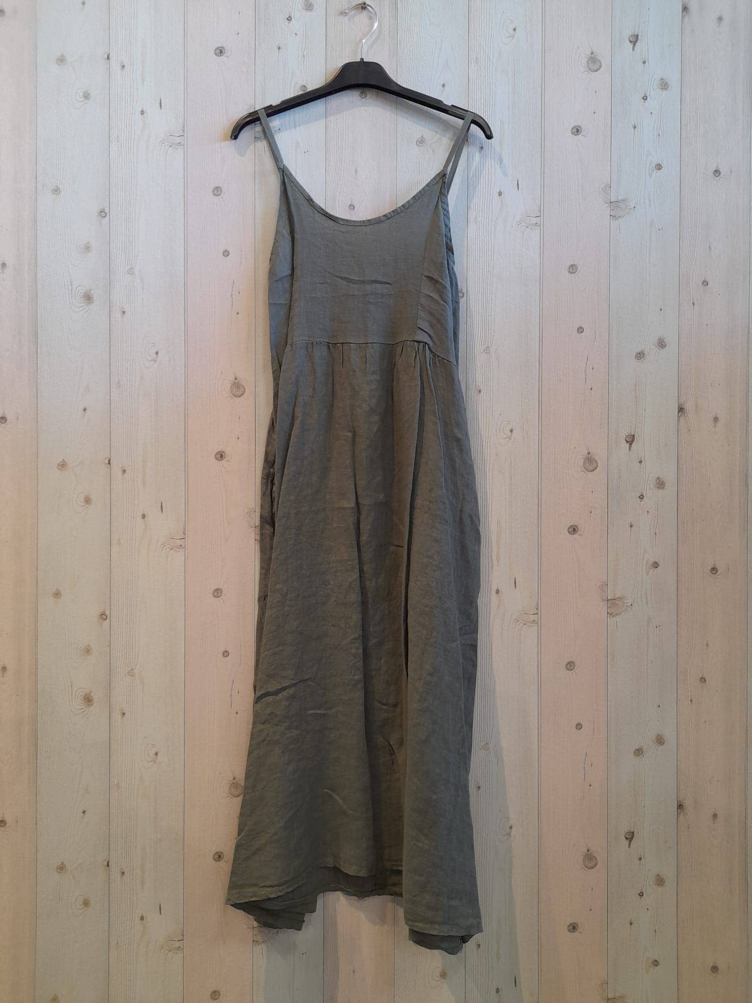 Linen & More - Wholesale Dress - Women's - REF 33195 100% LINEN STRAPPY DRESS
14