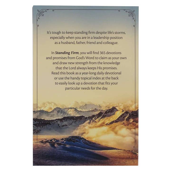 Christian Art Gifts - Wholesale Book - Adult - Devotional Standing Firm Softcover