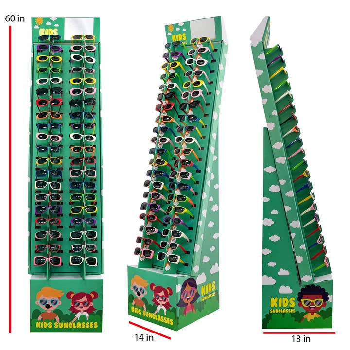 Shark Eyes, Inc - Wholesale Sunglasses - Kids - Kids Sunglass 40 PC Floor Display Program + 180 Kids Glasses1