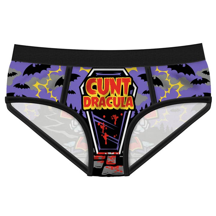 Harebrained! - Wholesale Underwear - Women's - Cunt Dracula Period Panties2