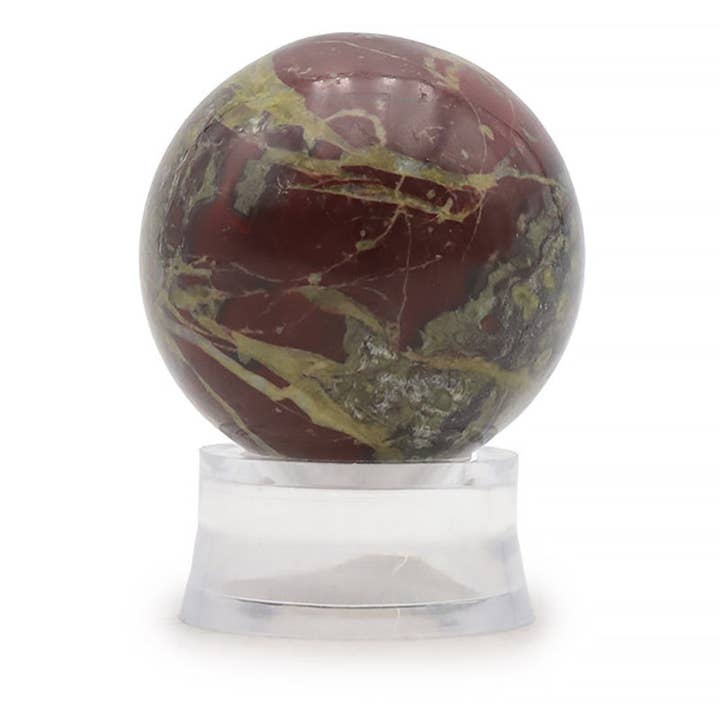 Dragon Blood Jasper Sphere South Africa A - 40mm for wholesale by La Boîte à Cailloux