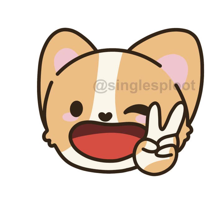 Friedenszeichen Corgi Schuh-Charme für den Großhandel von Single Sploot