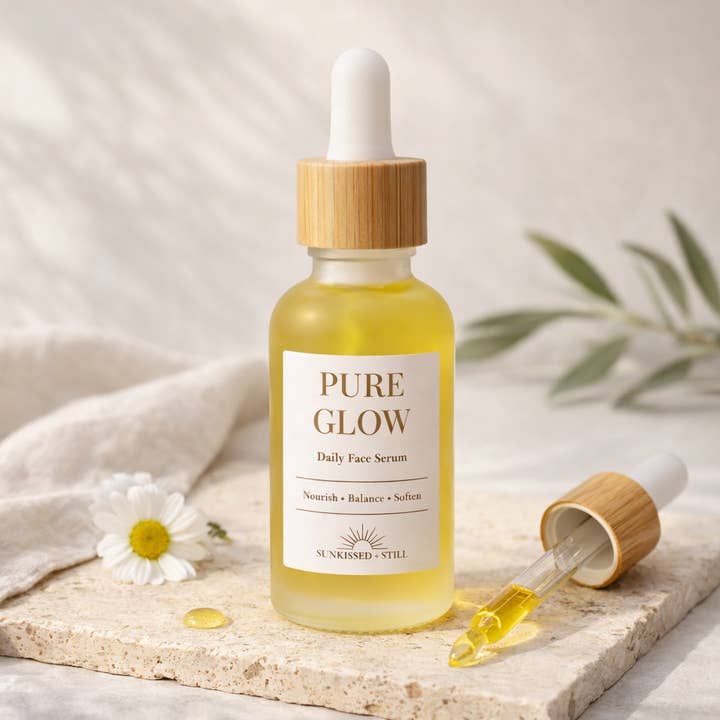 Pure Glow Face Serum for wholesale by Sunkissed + Still