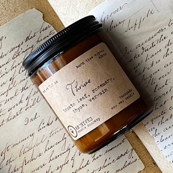 Trives | Tomatblad + Rosmarin + Timian + Vervain for engroshandel hos Archives Candle Company