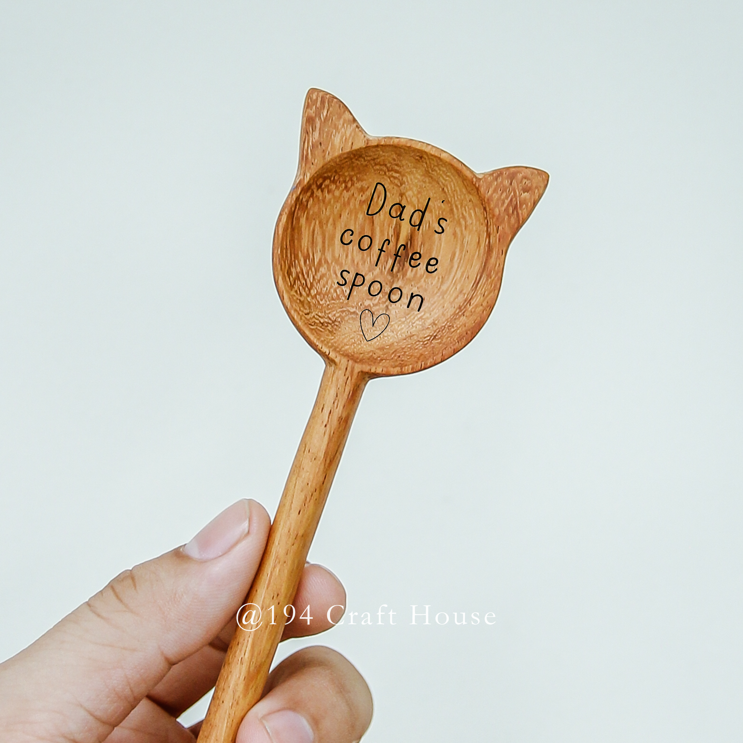 194 Craft House - Wholesale Kitchen Spoon - Hand-Carved Wooden Spoon - Home Decor and Gifts1