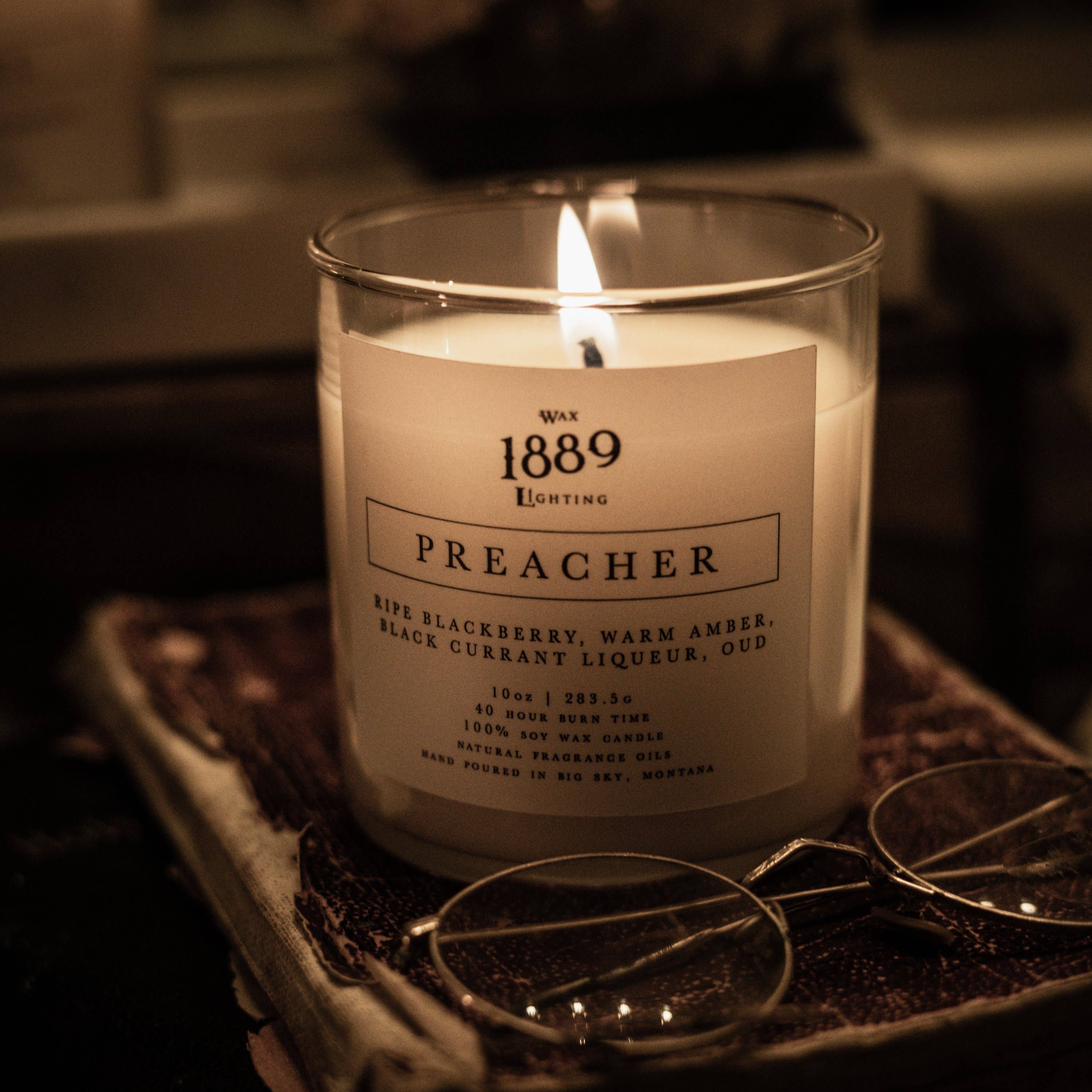 1889 Wax Lighting – Engroshandel Glaslys – Prædikant 10oz Candle3