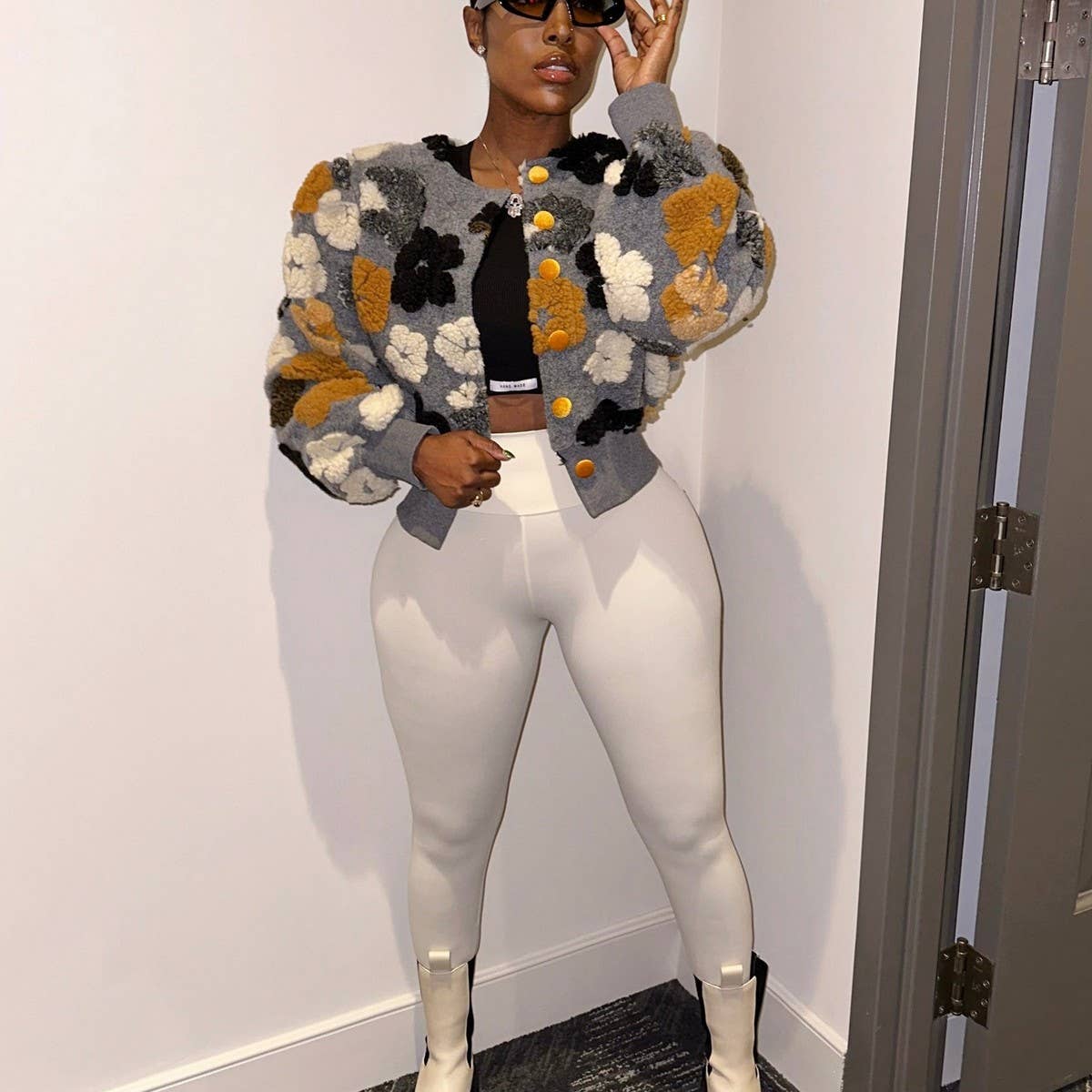 ACCITY - Wholesale Cardigan - Women's - Vintage Floral Knit Cardigan Jacket for Women_CWOCO00945