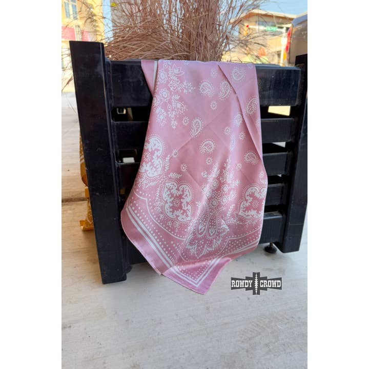 Rowdy Crowd Clothing - Wholesale Bandana - Women's - SMALL Buffalo Bandana Wild Rags