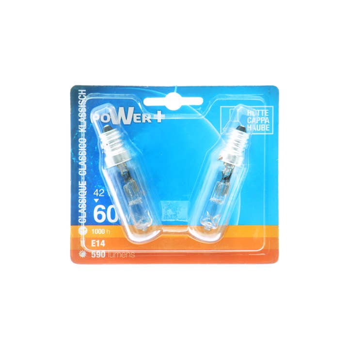 CP INTERNATIONAL - Wholesale Light Bulb/Puck - Set 2 Amp Hood 42W=60W E14