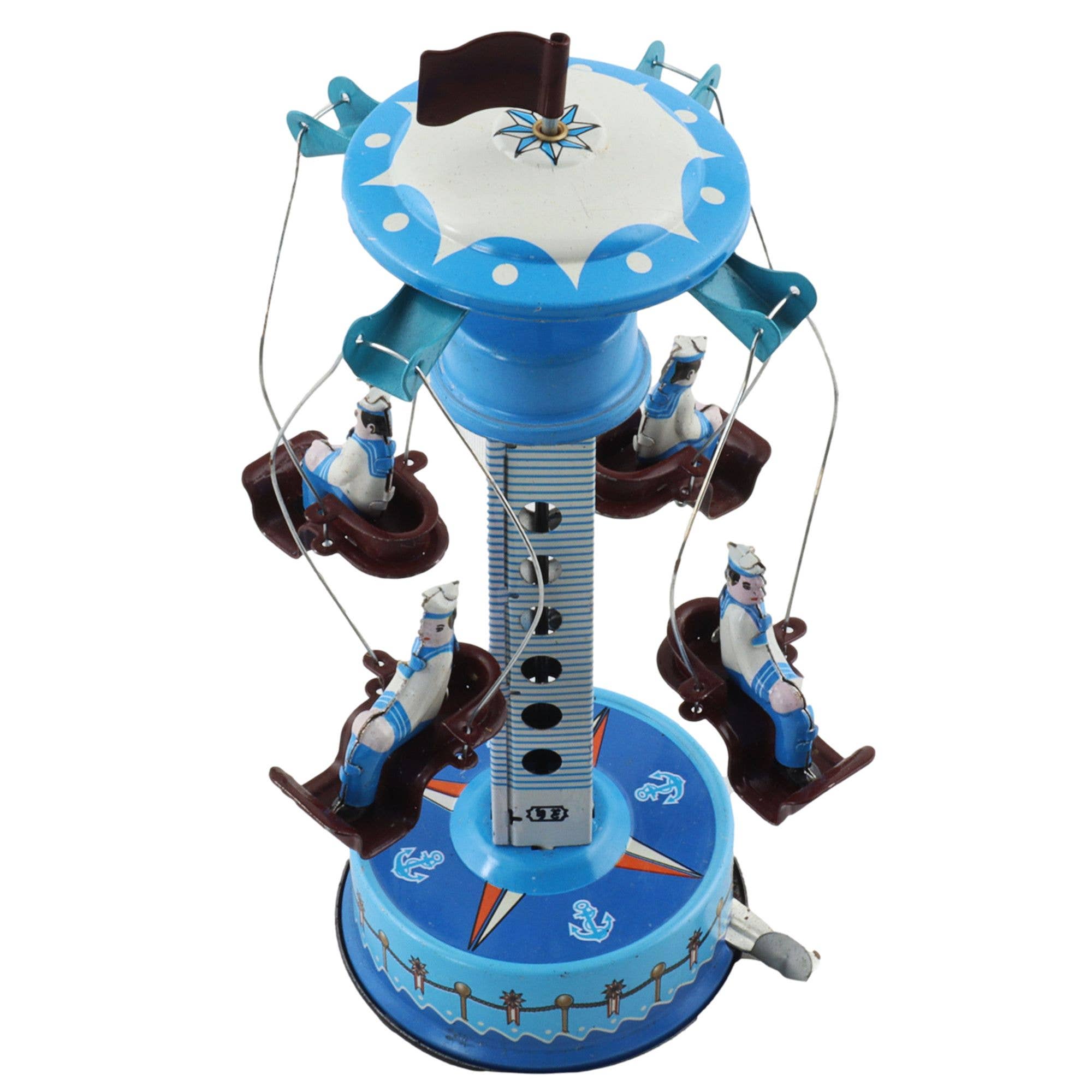 Tribal Trade GmbH - Wholesale Classic Toy - Kids - Tin toy carousel with sailor carousel1