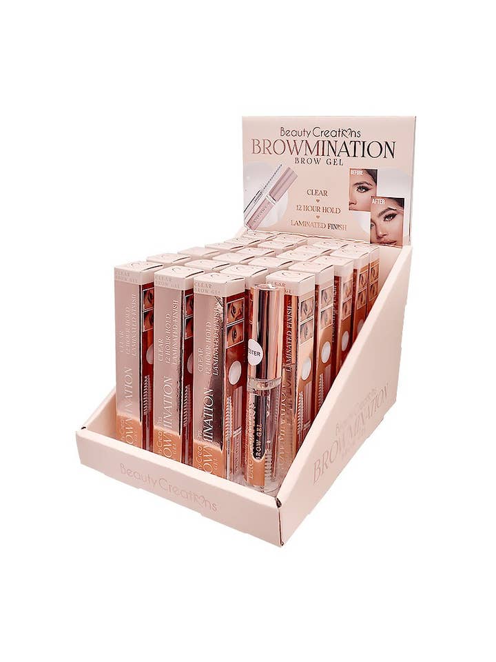 Beauty Creations FSBG-CLEAR Browmination Brow Gel - 23 for wholesale by PINEAPPLE Beauty