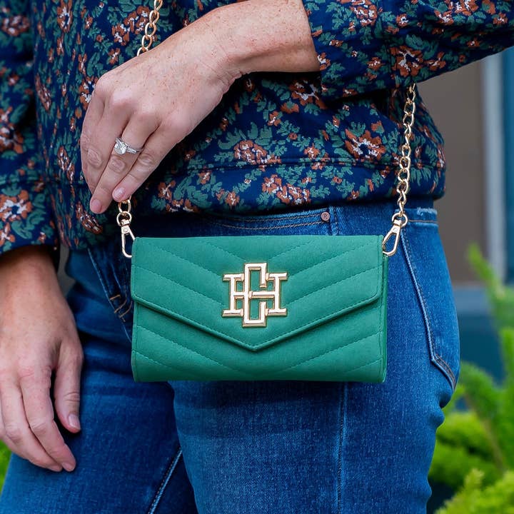 Caroline Hill - Wholesale Crossbody Bag - Women's - Carlington Clutch/Crossbody Green VQ0
