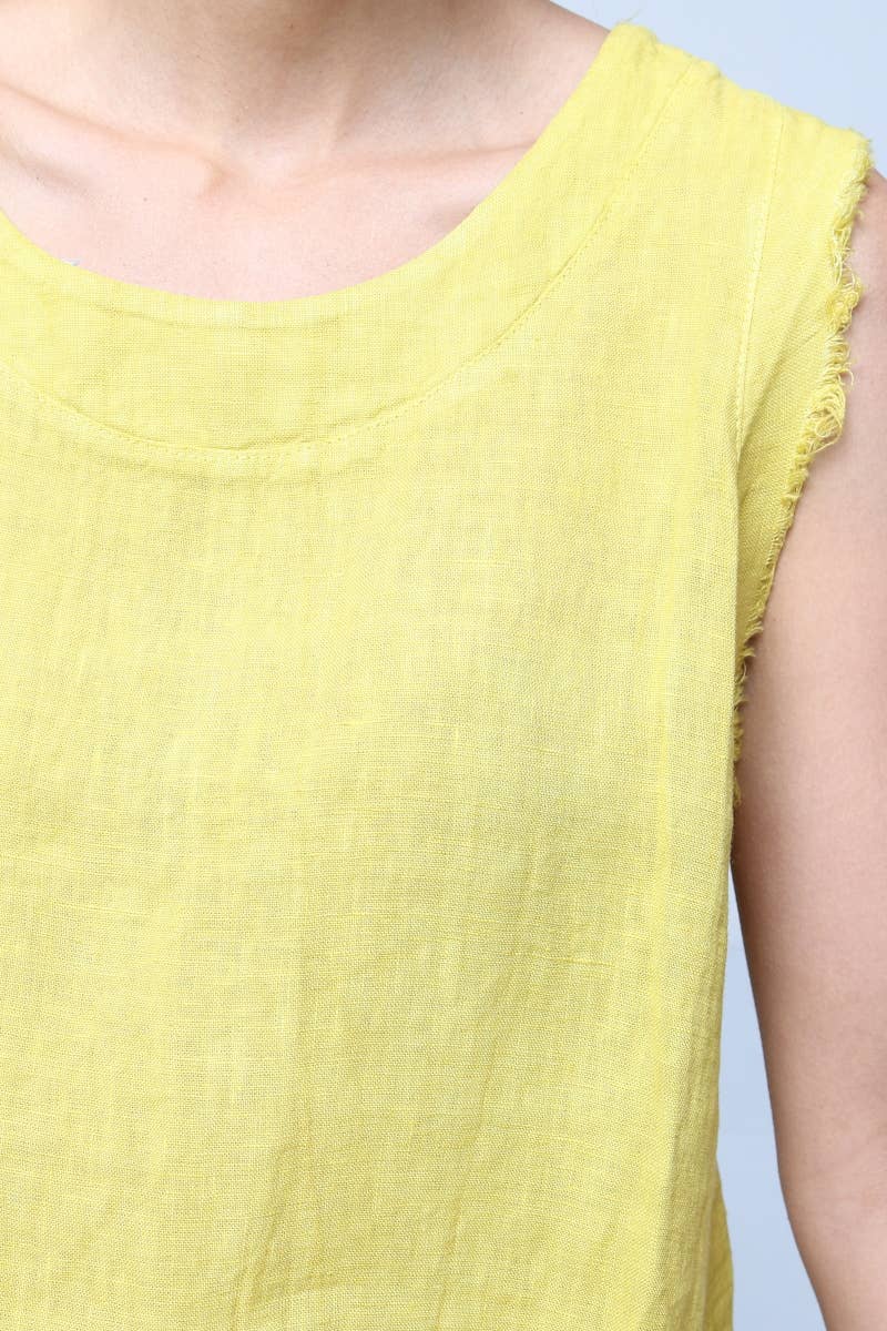 LÉA & LUC - Vendita all'ingrosso Vestito - Donna - Abiti lunghi senza maniche in lino 100% REF.431822