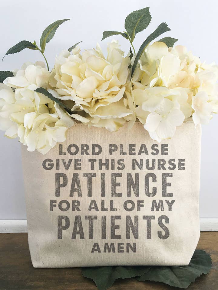 *SALE* Lord Please Give This Nurse Patience - Zipper Pouch for wholesale by SOUTHERN FRIED DESIGN BARN