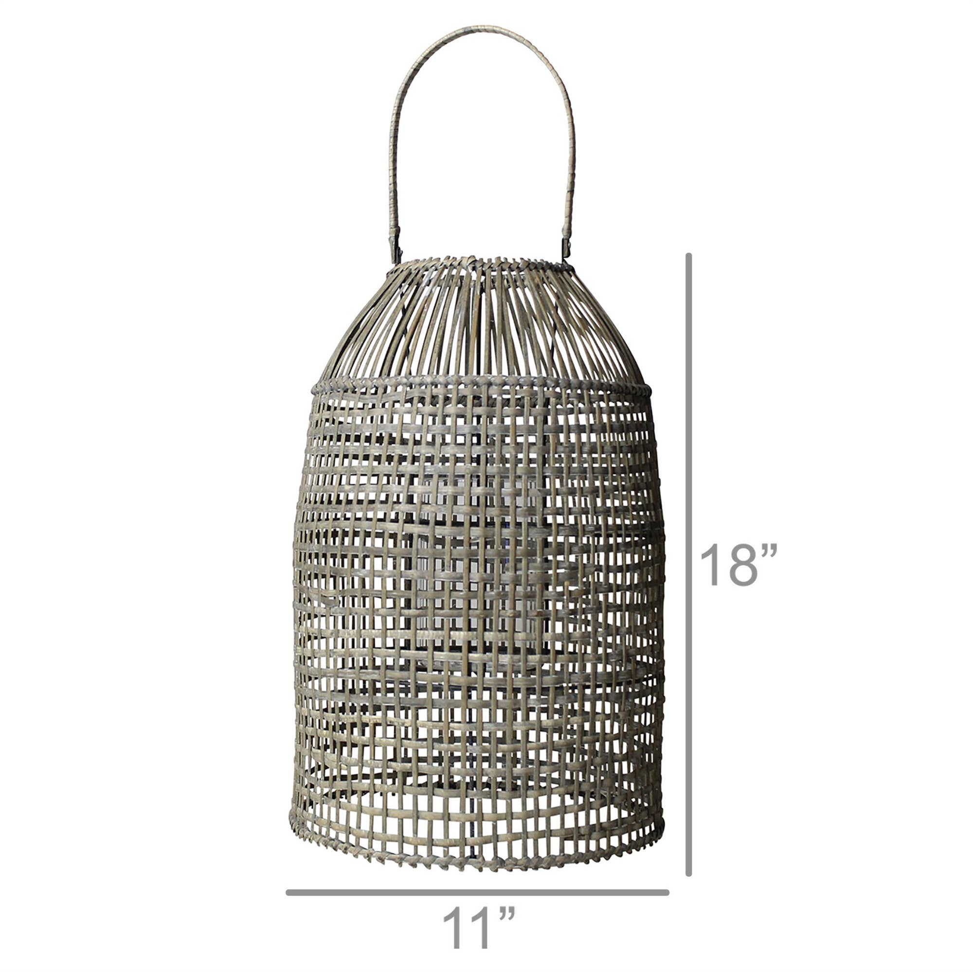HomArt - Wholesale Lantern - Cayman Lantern, Rattan - Natural1