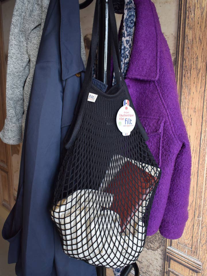 Filet à provisions NOIR grand format pour la vente par Filt1860