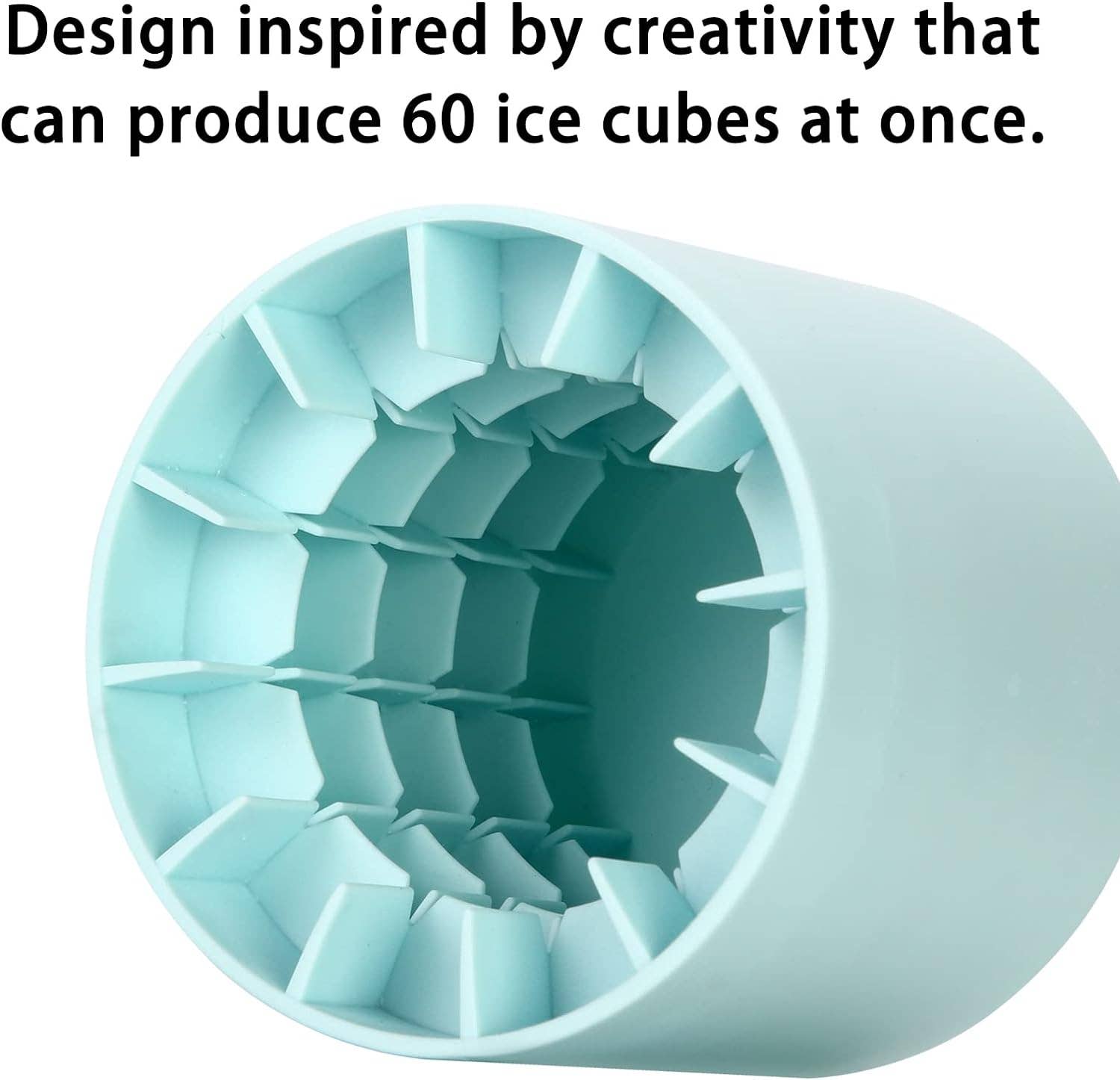 VIGOR – wholesale Ice tray/mould – Silicone Ice Bucket Cup Mold Round Cylinder Ice Cube Making1