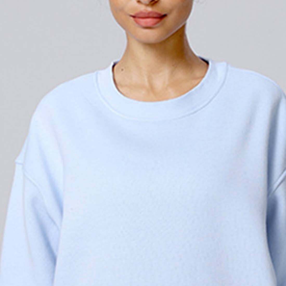 Sodalemon - Wholesale Sweatshirt - Women's - Women Soft Loose Round Neck Long Sleeve Sports Sweatshirt7