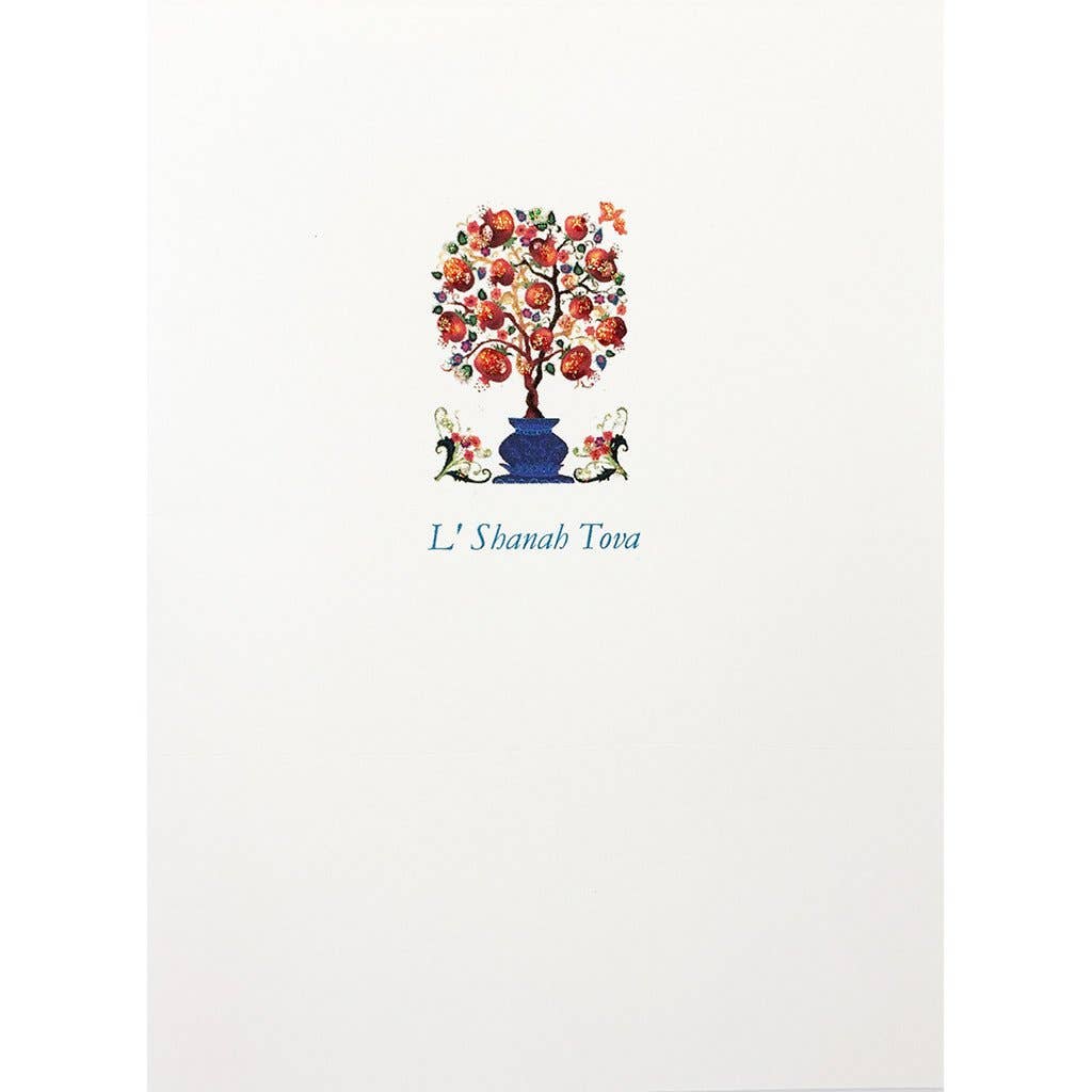 lumia designs - Wholesale Rosh Hashanah Card - Tree Shana Tova Card0