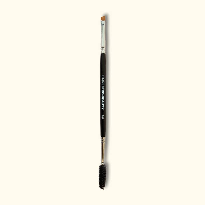 No. 201 - Double-Ended Brow Brush for wholesale by Titanic Brush Co.