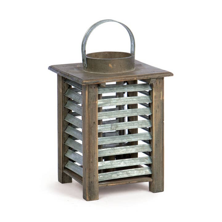 SQ WOOD LANTERN for wholesale by Willow Group