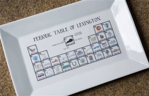 Dishique - Wholesale Platter - Lexington Periodic Table Porcelain Platter2