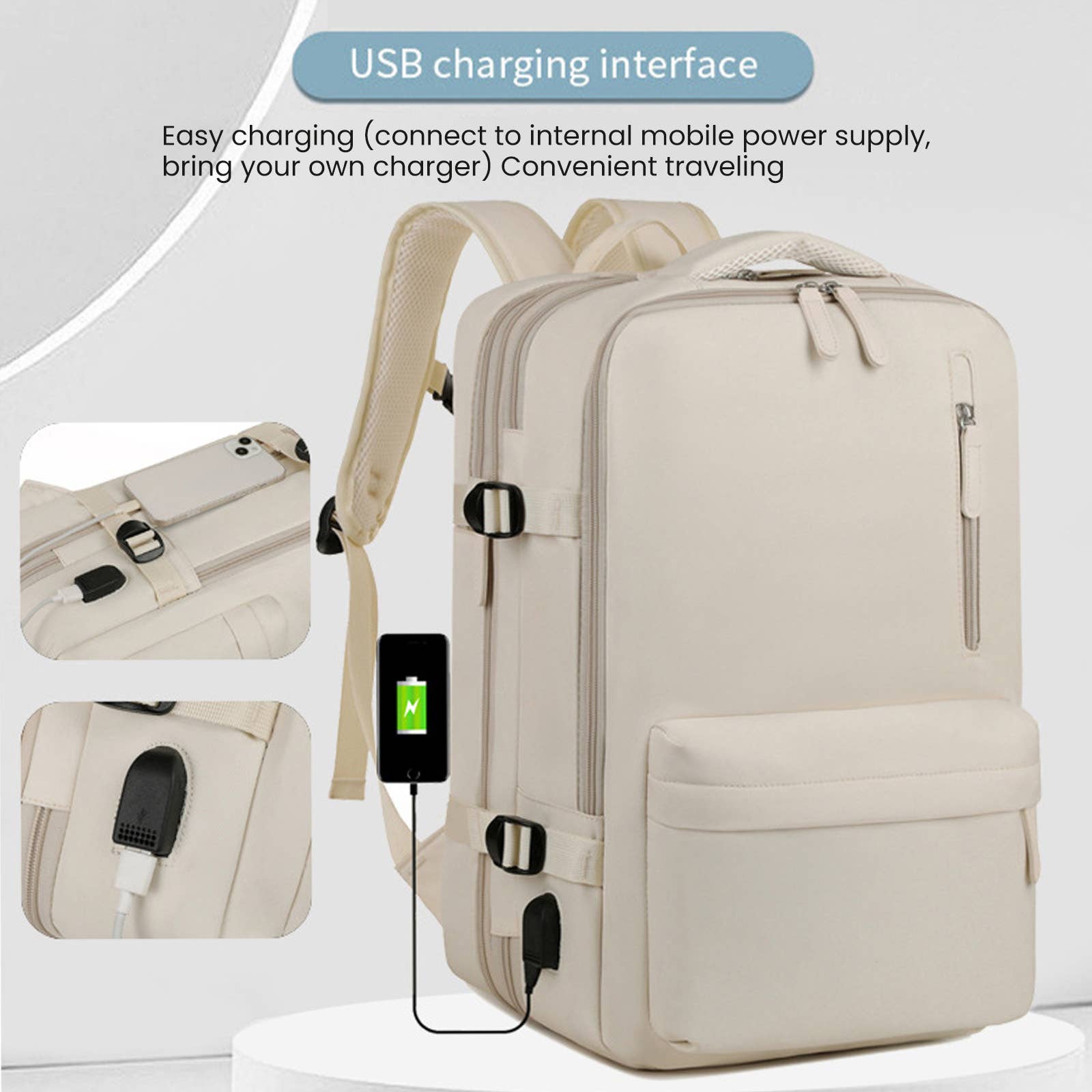 wandf - Wholesale Backpack - Unisex - Multifunctional Shoulder Backpack with Computer Compartment4