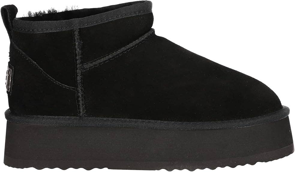 OB5888 OOG Damen Lederboots mit Teddyfell Black for wholesale on Faire1