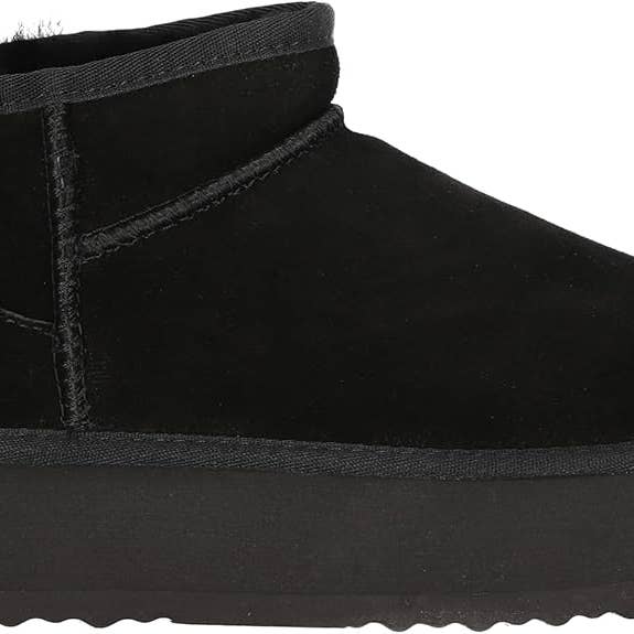 OB5888 OOG Damen Lederboots mit Teddyfell Black for wholesale on Faire1