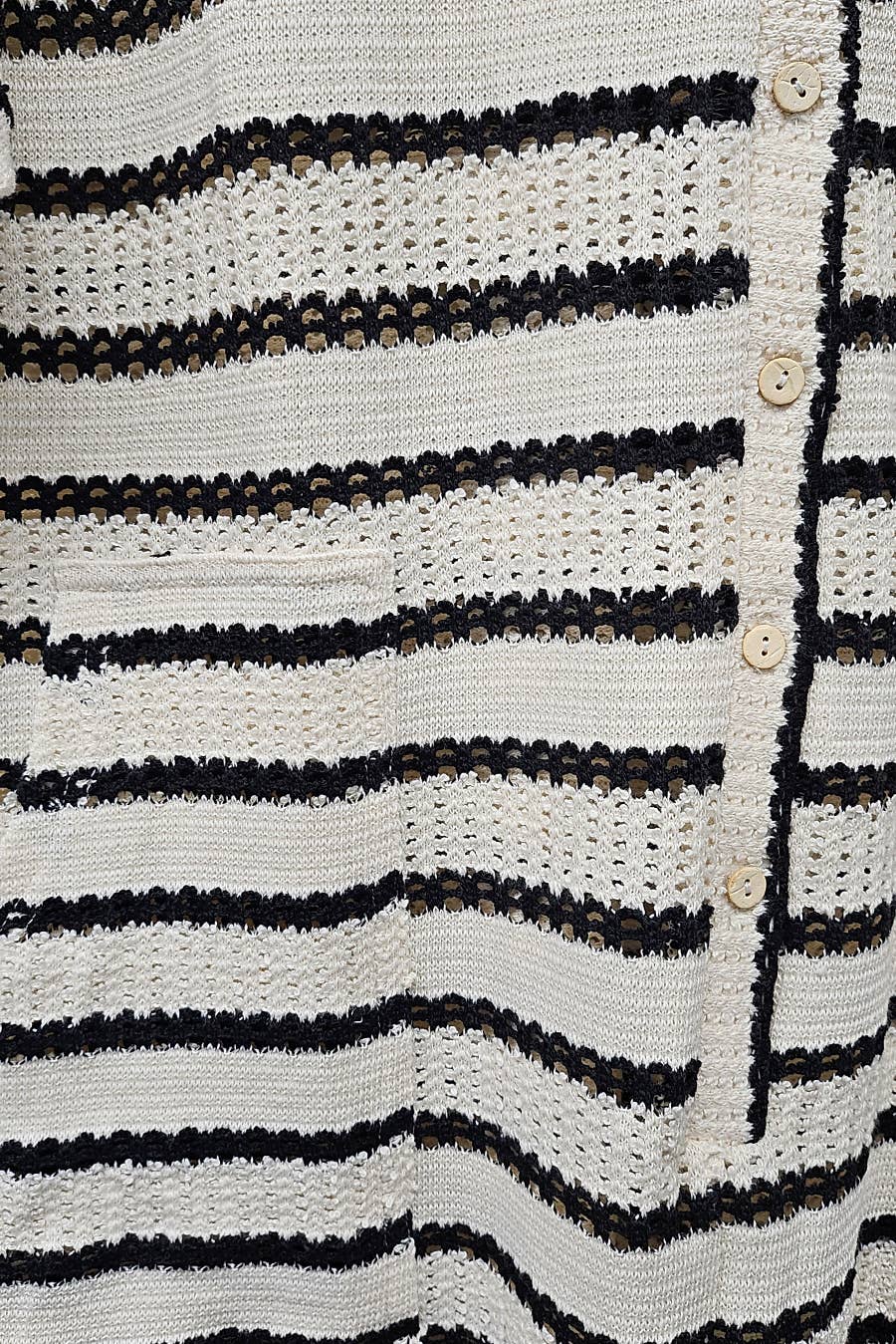 ILLA ILLA - Wholesale Romper - Women's - Slouchy Striped Crochet Romper14