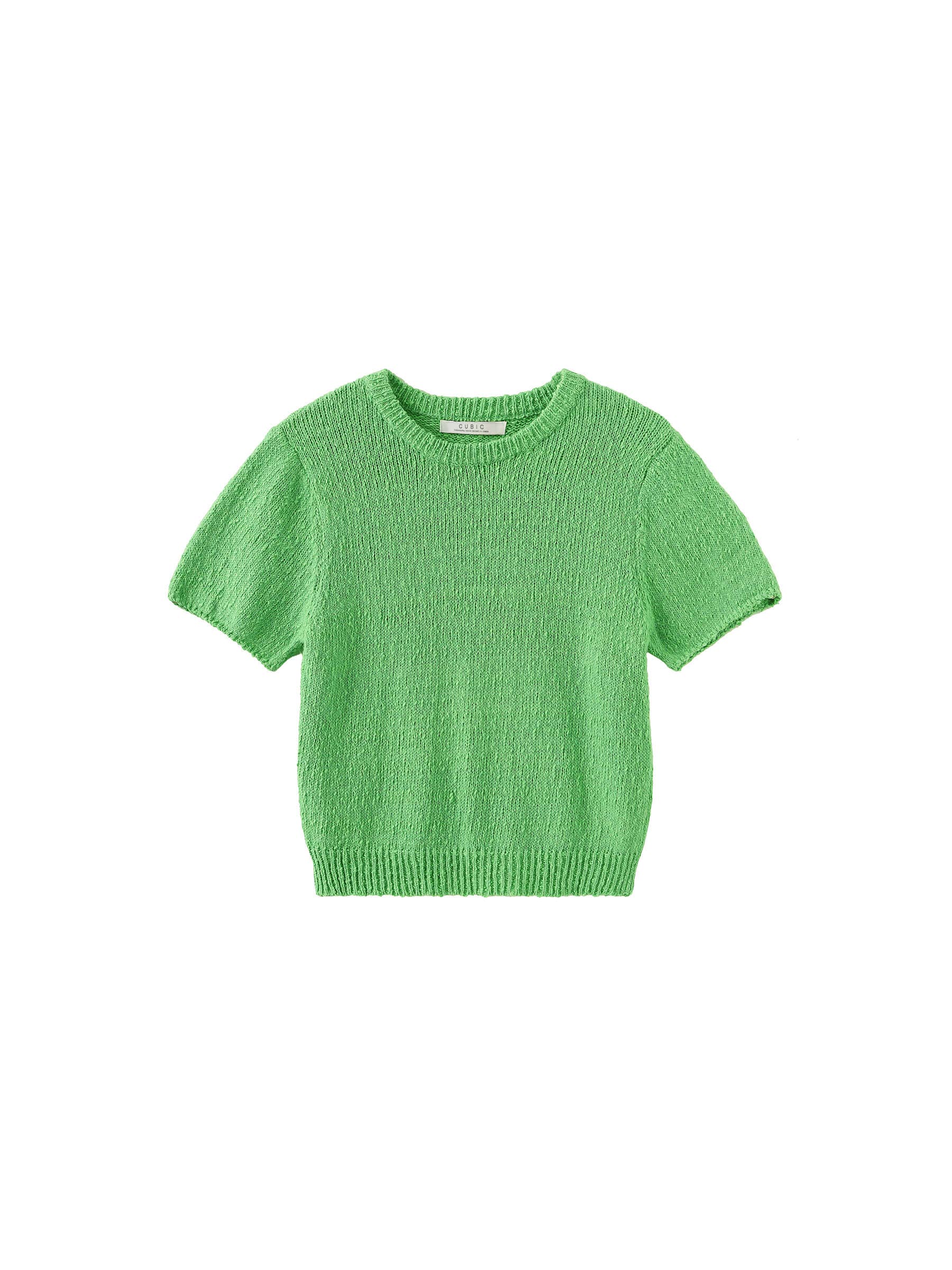 CUBIC – Engroshandel Strikket top - Dame – Rund hals løs strik T-shirt0