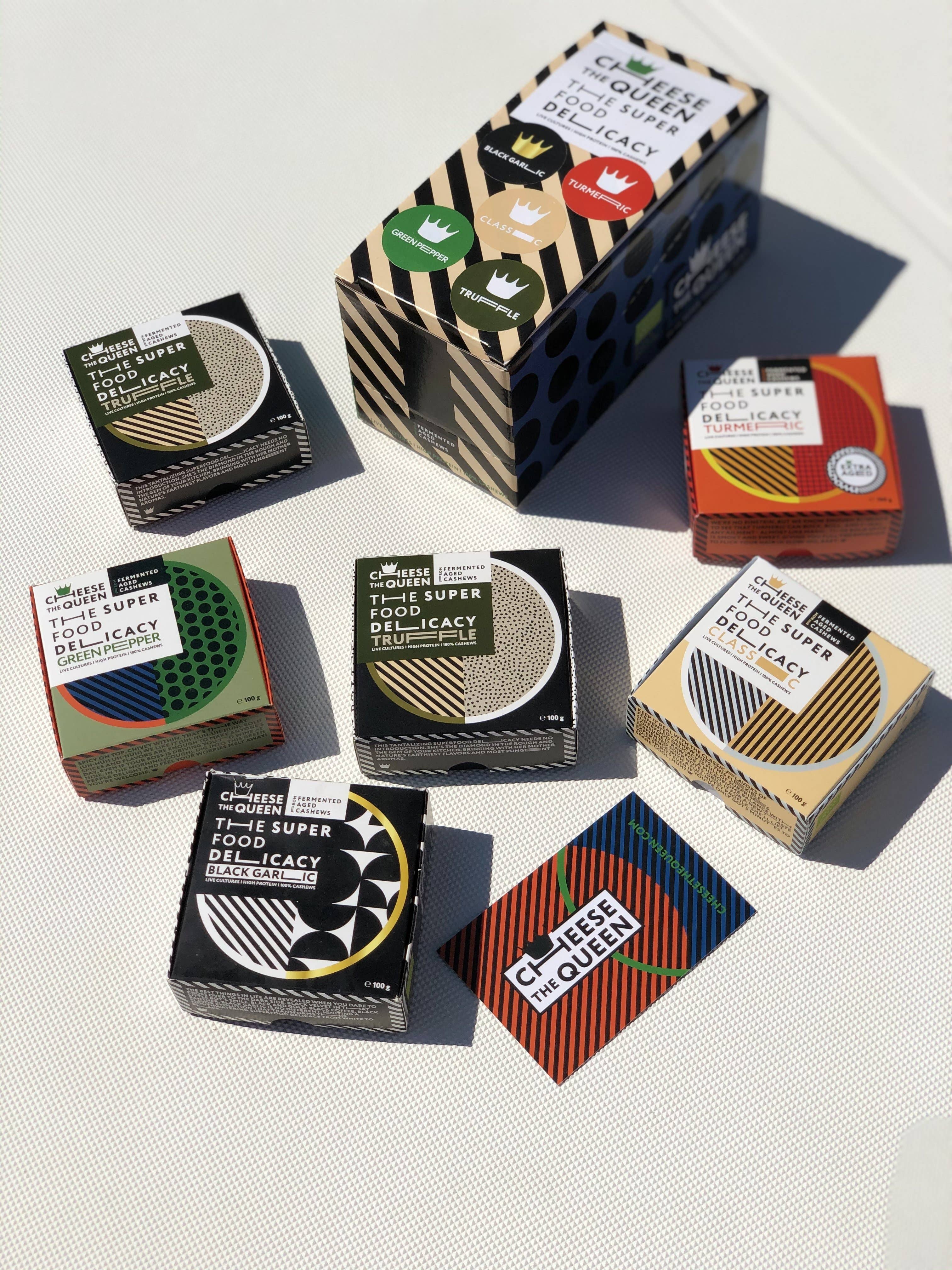 CHEESE THE QUEEN – wholesale Nuts – Tasting Box: Try all! Variety of 6 Superfood Delicacies2