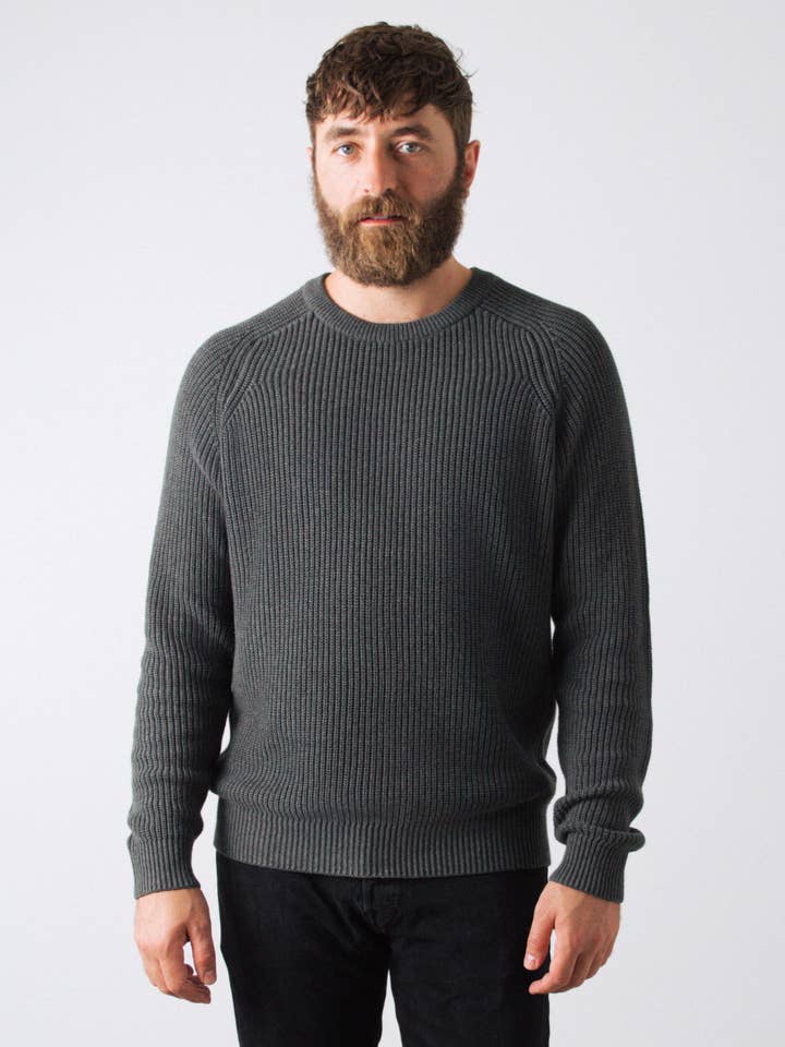 Honest Basics - Wholesale Knit Sweater - Men's - Heavy Knit Jumper Men24