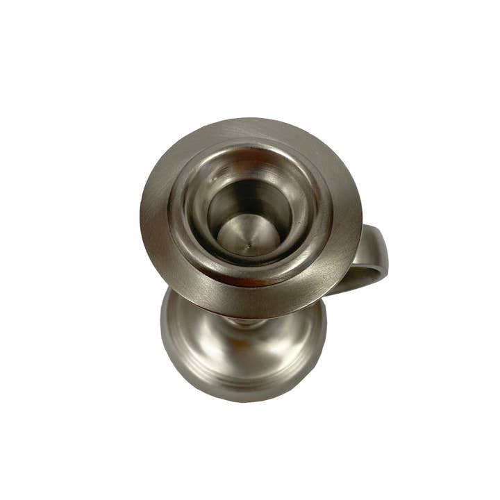 Madison Bay Co. - Historical Home Decor Reproductions - Vendita all'ingrosso Portacandele - Candeliere coloniale in peltro placcato, 4-1/2”2