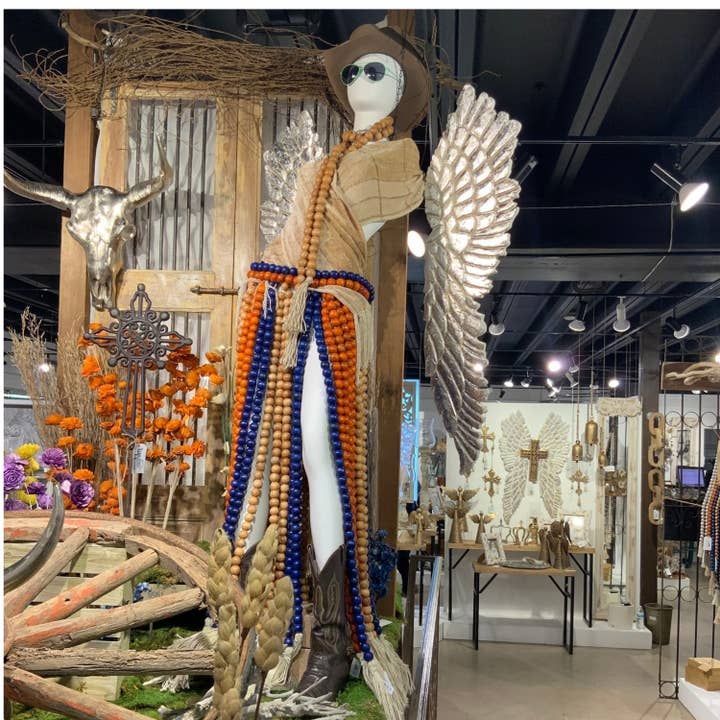 Wilco Home - Wholesale Slingers - 90" WD BOHO Bead Garland voor Kerstmis, herfst en elke dag44