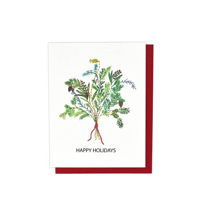 Happy Holidays Sprig for wholesale by MJLee Studio