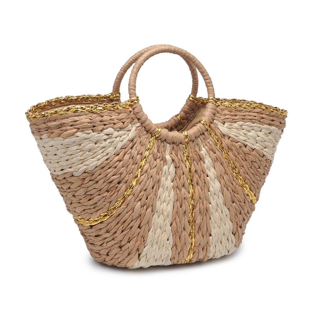 Urban Expressions - Wholesale Beach Bag - Carmen Straw Summer Beach Top Handle Tote3