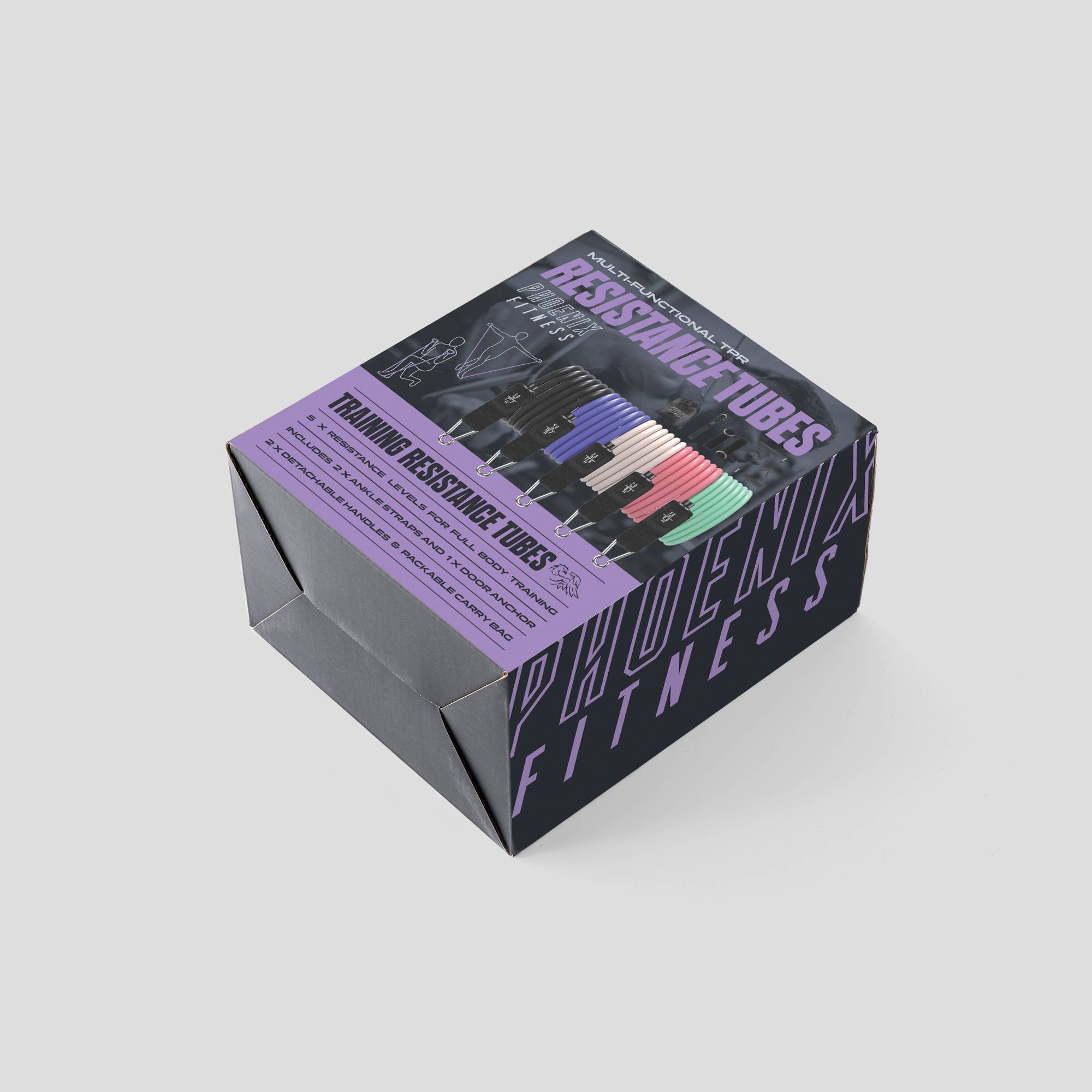 Phoenix Fitness - Wholesale Fitness Equipment - Phoenix Fitness Multi-Function TPR Resistance Tubes7